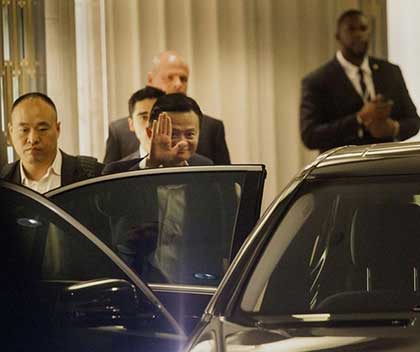 馬云保鏢現(xiàn)場